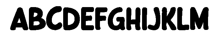 Klopy Font UPPERCASE