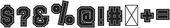 KL Letterman Regular otf (400) Font OTHER CHARS
