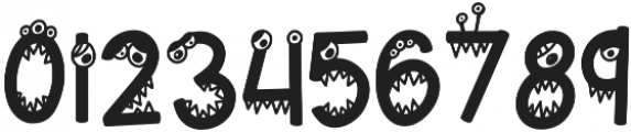KL Little Monster Regular otf (400) Font OTHER CHARS