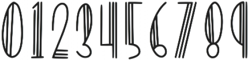 KL Modern Deco Regular otf (400) Font OTHER CHARS