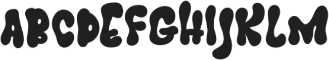 KL Sourjam Regular otf (400) Font UPPERCASE