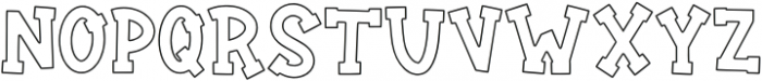 KL UrbanPark Outline Regular otf (400) Font UPPERCASE