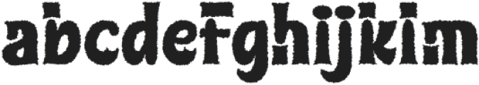 KLATCIR Distort otf (400) Font LOWERCASE