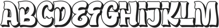 KLATCIR Shadow otf (400) Font UPPERCASE