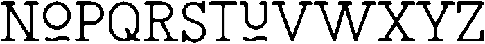 KLG Sailor Regular ttf (400) Font LOWERCASE