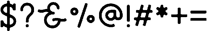 KLG Sailor Semibold ttf (600) Font OTHER CHARS