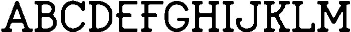 KLG Sailor Semibold ttf (600) Font UPPERCASE