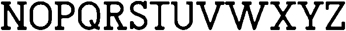 KLG Sailor Semibold ttf (600) Font UPPERCASE