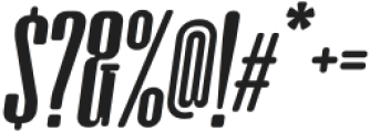 Klanting-Oblique otf (400) Font OTHER CHARS