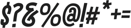 Klasico Italic otf (400) Font OTHER CHARS