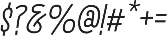 Klasico Light Italic otf (300) Font OTHER CHARS