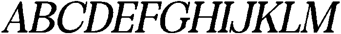 Klasiga Italic otf (400) Font UPPERCASE