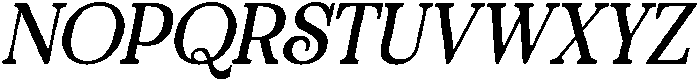 Klasiga Italic otf (400) Font UPPERCASE