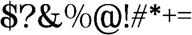 Klasiga Regular otf (400) Font OTHER CHARS