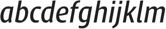 Klaus FY Medium Italic otf (500) Font LOWERCASE