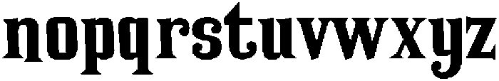 Klaus Regular otf (400) Font LOWERCASE