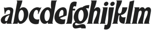 Klayfish-Italic otf (400) Font LOWERCASE