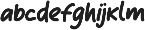 KlefontMooncrat-Regular otf (400) Font LOWERCASE