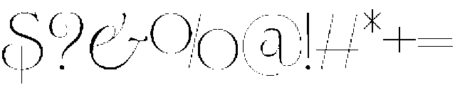 Klensig Mockura Regular otf (400) Font OTHER CHARS