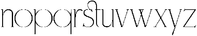 Klensig Mockura Regular otf (400) Font LOWERCASE