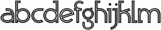 Klick Outline otf (400) Font LOWERCASE