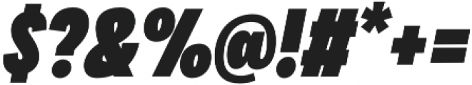 Klik Black Condensed Italic otf (900) Font OTHER CHARS