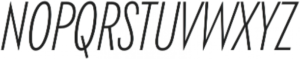 Klik ExtraLight Condensed Italic otf (200) Font UPPERCASE