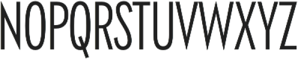 Klik Light Condensed otf (300) Font UPPERCASE