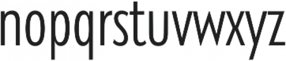 Klik Light Condensed otf (300) Font LOWERCASE