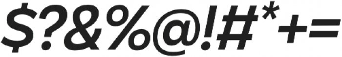 Klik Medium Italic otf (500) Font OTHER CHARS