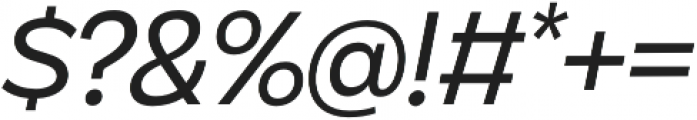 Klik Regular Italic otf (400) Font OTHER CHARS