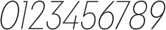 Klik Thin Narrow Italic otf (100) Font OTHER CHARS