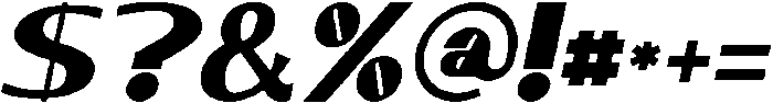 Kloe Italic otf (400) Font OTHER CHARS
