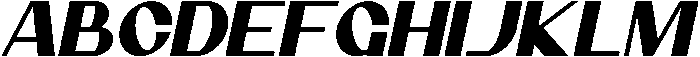 Kloe Italic otf (400) Font UPPERCASE