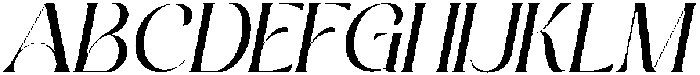 Klomisk Italic otf (400) Font UPPERCASE