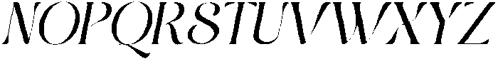 Klomisk Italic otf (400) Font UPPERCASE