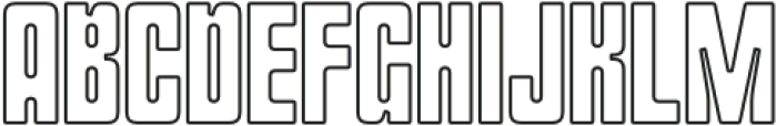 Klorhine Outline otf (400) Font UPPERCASE