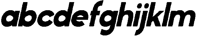 Klovert Black Semi Condensed Slant otf (900) FONT