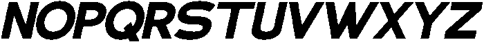 Klovert Black Slant otf (900) Font UPPERCASE