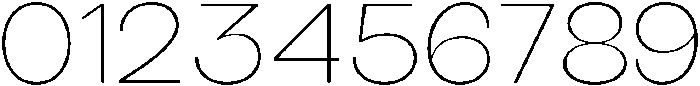 Klovert Extra Light Semi Expanded otf (200) Font OTHER CHARS