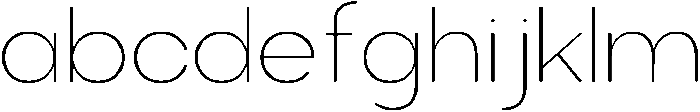 Klovert Extra Light Semi Expanded otf (200) FONT