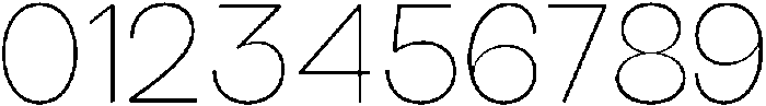 Klovert Extra Light otf (200) Font OTHER CHARS