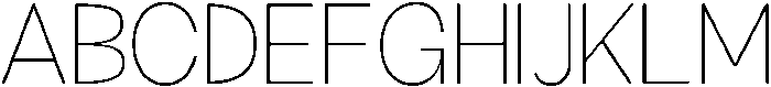 Klovert Extra Light otf (200) Font UPPERCASE
