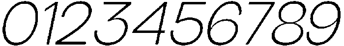Klovert Light Slant otf (300) Font OTHER CHARS