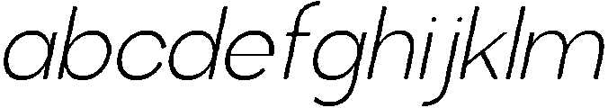 Klovert Light Slant otf (300) FONT