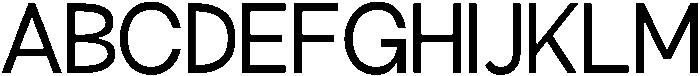 Klovert Medium otf (500) Font UPPERCASE