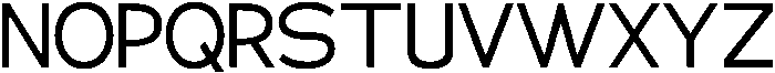 Klovert Medium otf (500) Font UPPERCASE