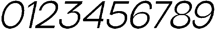 Klovert Slant otf (400) Font OTHER CHARS