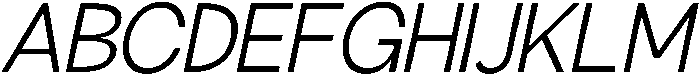 Klovert Slant otf (400) Font UPPERCASE