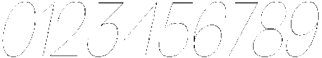 Klovert Thin Condensed Slant otf (100) Font OTHER CHARS